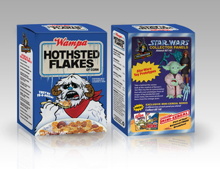 Illustration for article titled From Grape-Hutts to Count Dookula: fake Star Wars cereals